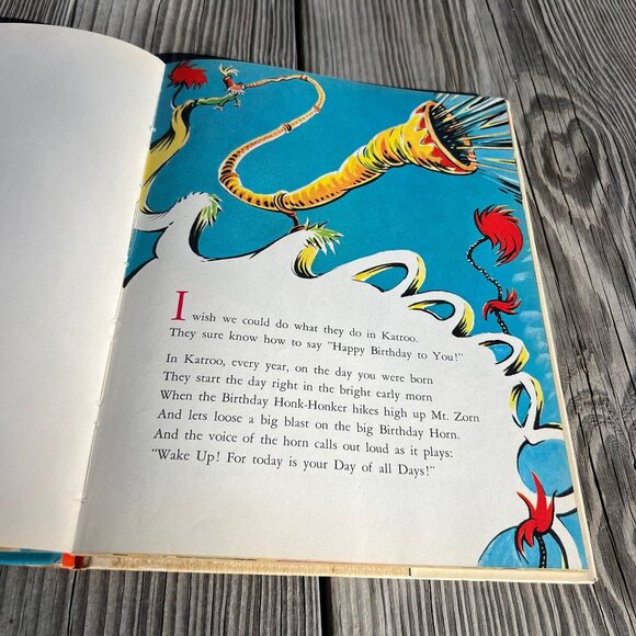 Happy Birthday to You!, Dr. Seuss, Random House, New York c 1959 Dust Jacket - Picture 8 of 10